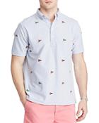 Polo Ralph Lauren Hampton Embroidered Regular Fit Button-down Shirt