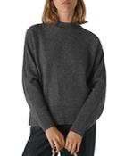 Whistles Sparkle Knit Cashmere Sweater