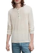 John Varvatos Collection Slim Fit Merino Wool Henley Tee