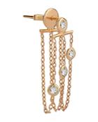 Kismet By Milka 14k Rose Gold Diamond Chain Earring