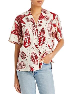 Rebecca Taylor Sea Shore Cabana Shirt