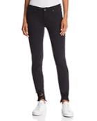 True Religion Halle Mid Rise Skinny Jeans In Chewed Ash