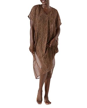 Tommy Bahama Sun Cat V Neck Caftan Swim Coverup