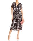Lucy Paris Dixie Tiered Wrap Dress