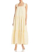 Charlie Holiday Lottie Maxi Gingham Dress
