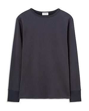 Lemaire Terry Cotton Solid Long Sleeve Tee