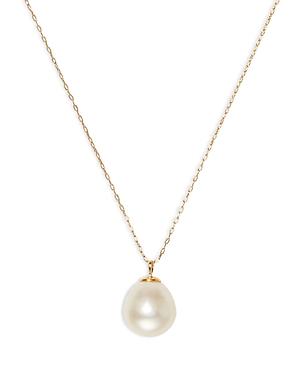 Kate Spade New York Pearl Play Mini Pendant Necklace, 16