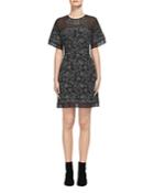 Whistles Avril Floral Lace Dress