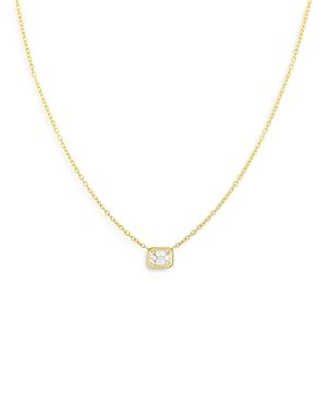 Roberto Coin 18k Yellow Gold Tiny Treasure Diamond Pendant Necklace, 18
