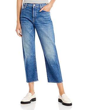 Mother The Ditcher Crop Jeans In Running With Scissors