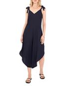 Vince Camuto Tie Strap Linen Jumpsuit