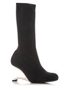 Alexander Mcqueen Women's Knit High Heel Boots