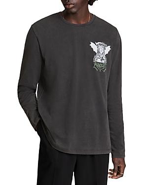 Allsaints Auranoir Cotton Logo Long Sleeve Tee