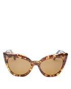 Oliver Peoples Women's Laiya Polarized Cat Eye Sunglasses, 55mm