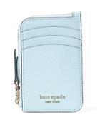 Kate Spade New York Roulette Pebbled Leather Zip Around Cardholder