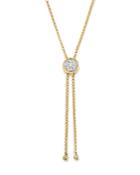 Bloomingdale's Diamond Bolo Necklace In 14k Yellow Gold, 0.30 Ct. T.w. - 100% Exclusive