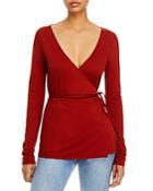 Rebecca Taylor Slim Wrap Blouse