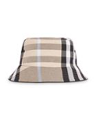 Burberry Vintage Sand Check Bucket Hat