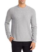 Vince Wool-cashmere Cable Crewneck Sweater