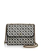 Tory Burch Robinson Woven Quilted Convertible Shoulder Bag