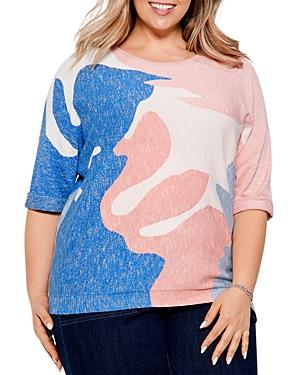 Nic+zoe Plus Intarsia Sweater