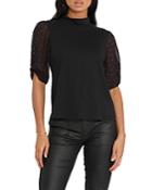 Sanctuary Party Nite Printed Sleeve Top