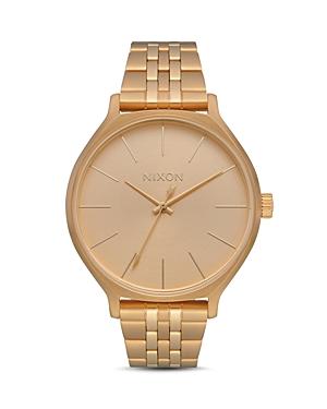 Nixon Clique Gold-tone Watch, 38mm