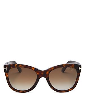 Tom Ford Women's Wallace Polarized Cat Eye Sunglasses, 54mm