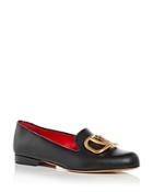 Valentino Garavani Women's Logo Smoking Slippers