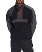 Adidas Originals Quarter Zip Colorblocked Jacket