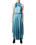 Zadig & Voltaire Rimba Silk Asymmetric 3d Dress