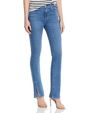 3x1 High-rise Slit-hem Flared Jeans In Jaco