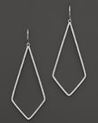 Diamond Geometric Open Drop Earrings In 14k White Gold, .55 Ct. T.w. - 100% Exclusive