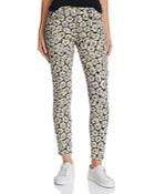 7 For All Mankind Ankle Skinny Jeans In Lazy Daisies