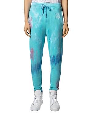Zadig & Voltaire Sofia Crystal Tie Dye Sweatpants