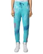 Zadig & Voltaire Sofia Crystal Tie Dye Sweatpants