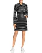 Robert Michaels Striped Hoodie Dress