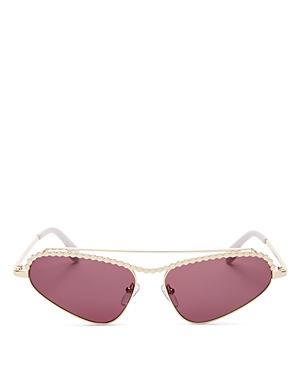 Le Specs Luxe Women's Nekton Brow Bar Sunglasses, 57mm