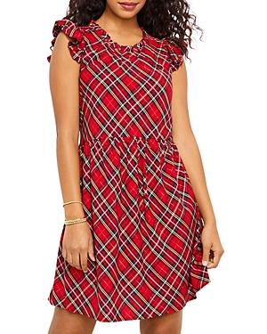 Vineyard Vines Plaid Ruffle Dress