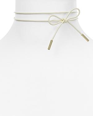 Baublebar Leather Bow Choker Necklace, 13