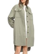 Ted Baker Long Oversized Shirt Jacket