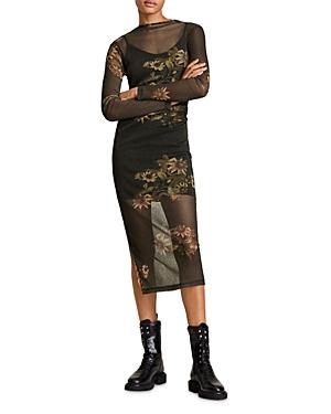 Allsaints Avifauna Francesco Dress