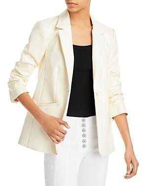 Cinq A Sept Kylie Faux Croc Blazer