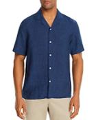 The Men's Store At Bloomingdale's Linen Solid Classic Fit Camp Shirt - 100% Exclusive
