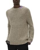 Helmut Lang Camel Crewneck Sweater