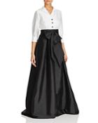 Adrianna Papell Layered-look Gown