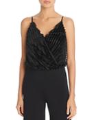Astr The Label To The Beat Fringed Camisole Bodysuit