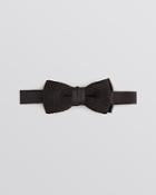 Yves Saint Laurent Tricot Knit And Satin Bow Tie