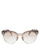 Prada Mirrored Round Sunglasses, 43mm
