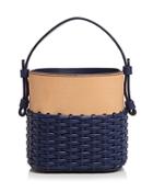 Nico Giani Small Adenia Woven Leather Handbag